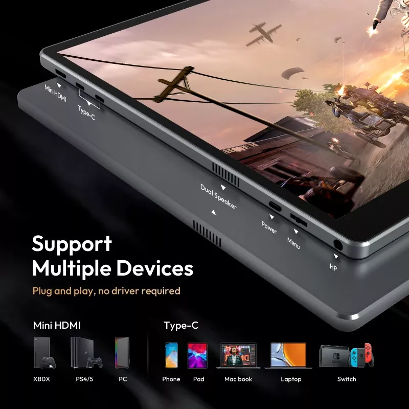 Varför ska du välja en 16-tums 1200P bärbar bildskärm för arbete och resor?