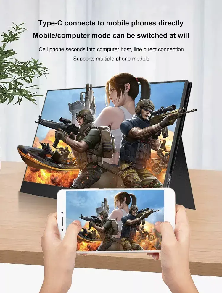 15.6 Inch100%sRGB Portable Monitor