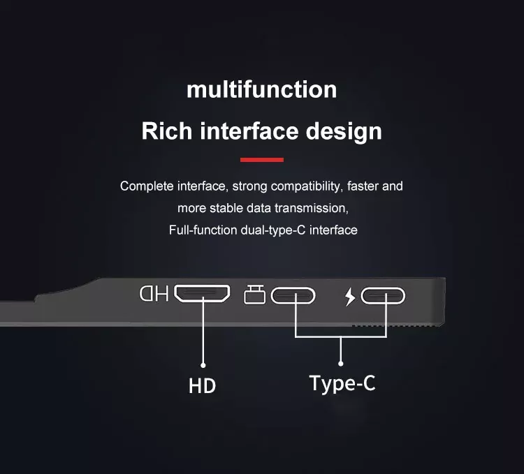 15.6 Inch100%sRGB Portable Monitor